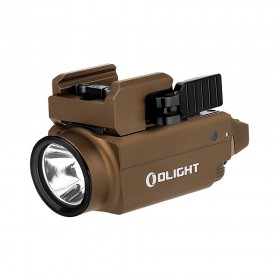 Svetlo na zbraň Olight Baldr S 800 lm Desert Tan – zelený laser - 