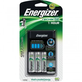 Energizer 1 hodinová nabíječka baterií + 4AA Extreme dobíjcecí baterie 2300 mAh - 