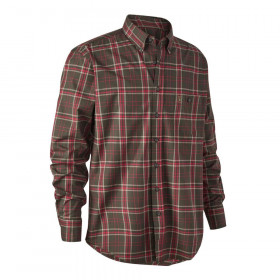 DEERHUNTER Eli Shirt - poľovnícka košeľa (3 - <P>Košeľa Deerhunter Eli z čistej bavlny obsahuje charakteristickú obojsmerne strečovú tkaninu pre väčšie pohodlie a jednoduchosť pohybu. Štýlový, s jedným náprsným vreckom, je to všestranný kúsok v klasickom károvanom vzore, ktorý možno nosiť pri pohybe vonku alebo ako doplnok k akémukoľvek neformálnemu outfitu. </P>
<UL>
<LI>Golier s gombíkom</LI>
<LI>Náprsné vrecko s gombíkom </LI>
<LI>Záhyby vzadu pre väčšie pohodlie</LI>
<LI>Farba 38053 - Green Check</LI></UL>