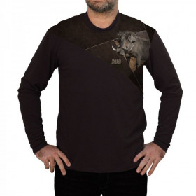 Tričko s dlhým rukávom WildZone safari prasa - Tričko s dlhým rukávom WildZone safari prasa