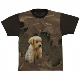 Detské elegantné tričko psík retríver - Detské elegantné tričko psík retríver