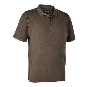 DEERHUNTER Gunnar Polo Shirt - polokošeľa (L - <P>Polokošeľa Deerhunter Gunner Polo Shirt spája módu s funkčnosťou. </P>
<P>Pružná melanžová tkanina vás udrží v pohodlí pri akejkoľvek outdoorovej aktivite. Klasická polokošeľa s rebrovaným golierom a kvalitne vyšívaným logom na hrudi. Polokošeľa Gunnar sa dodáva v troch rovnako pekných farbách. Skombinujte to s niektorými džínsami pre ležérnejší vzhľad alebo buďte štýloví v teréne pri zachovaní pohodlia. </P>
<UL>
<LI>Pružná melanžová tkanina </LI>
<LI>S výšivkou loga </LI>
<LI>Klasický rebrovaný polo golier </LI>
<LI>80 % bavlna / 20 % polyester, 160 g/m2</LI>
<LI>Farba 572 - Brown Leaf Melange (Hnedá melanž)</LI></UL>
