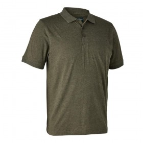 DEERHUNTER Gunnar Polo Shirt - polokošeľa (S - <P>Polokošeľa Deerhunter Gunner Polo Shirt spája módu s funkčnosťou. </P>
<P>Pružná melanžová tkanina vás udrží v pohodlí pri akejkoľvek outdoorovej aktivite. Klasická polokošeľa s rebrovaným golierom a kvalitne vyšívaným logom na hrudi. Polokošeľa Gunnar sa dodáva v troch rovnako pekných farbách. Skombinujte to s niektorými džínsami pre ležérnejší vzhľad alebo buďte štýloví v teréne pri zachovaní pohodlia. </P>
<UL>
<LI>Pružná melanžová tkanina 
<LI>S výšivkou loga 
<LI>Klasický rebrovaný polo golier 
<LI>80 % bavlna / 20 % polyester, 160 g/m2 
<LI>Farba 354 - Adventure Green Melange (Zelená melanž)</LI></UL>