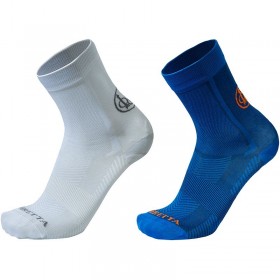 Short Shooting ponožky - White & Blue - 